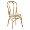 Curved Rattan Dining Chair