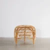 Round Woven Rattan Stool