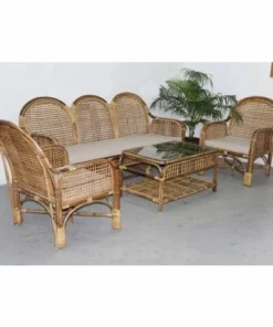 Rattan Lounge Bench