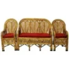 Classic Rattan 3-Seater Sofa Set (1 Three-Seater + 2 Single Chairs)