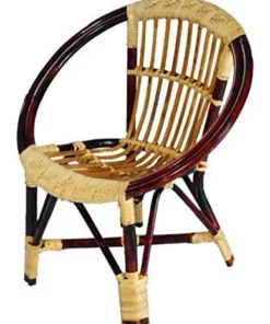 Two-Tone Rattan Kids/Accent Chair