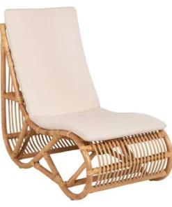 Modern Rattan Lounge Recliner