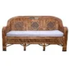 Classic Rattan Three-Seater Sofa