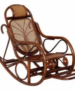 Vintage Rattan Rocking Chair