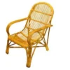 Rattan High-Back Armchair
