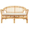 Rattan High-Back 2-Seater Sofa