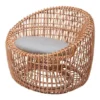 Round Woven Rattan Lounge Chair