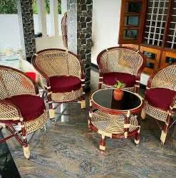 Rattan Living Room Chair Set