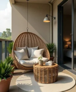 Hanging Egg Chair with Cushion