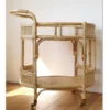 Rattan Bar Trolley