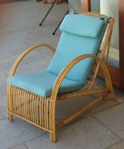 Coastal Rattan Recliner Chair
