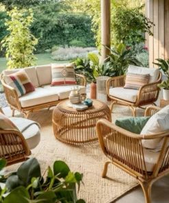 Outdoor Rattan Seating Set