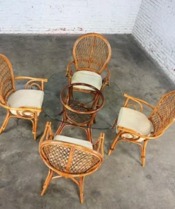 Retro Cane Back Dining Set