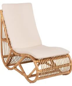 Cushioned Rattan Relax Chair