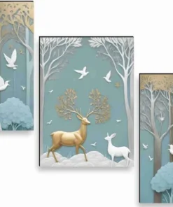 SAF deer Paintings for Wall Decoration